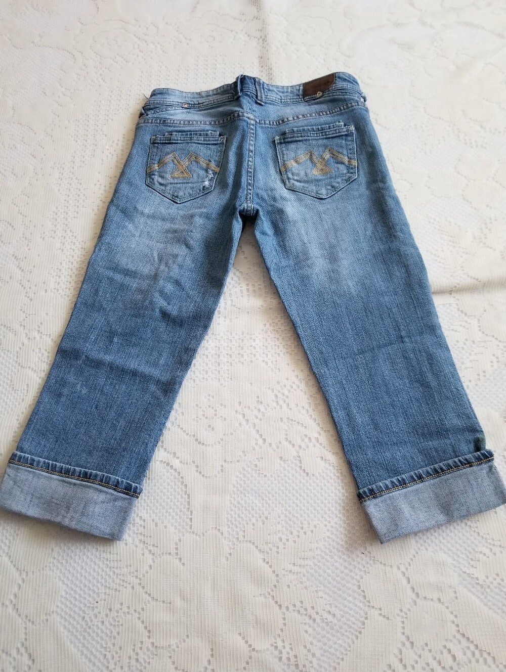 ViGoss Cuffed Capri Cropped Jeans Size 5/6